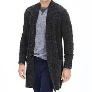 Mens Long Cardigan 